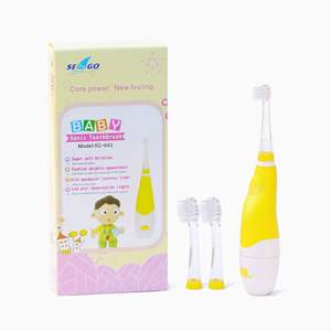 Seago Baby Sonic Brosse à dents sonique rechargeable avec affichage LED étanche pour enfants de 3 à 12 ans - Product Image 1