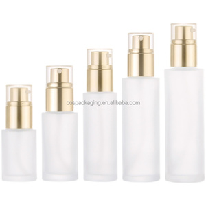 100ML 120ML Mỹ Phẩm Mist Spray Lotion Foundation Bao Bì Container Vàng Bơm Sương Giá Chai Thủy Tinh 20ML 30ML 40ML 60ML 80ML - Product Image 2