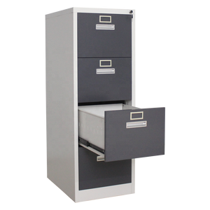 Office Cabinet Iron 4 Drawer Letter Vertical Metal Office File Cabinet For Sale Factory Wholesale