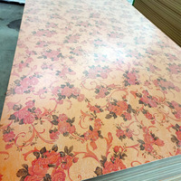 Papier décoratif de fleur de superposition 2mm/3mm/4mm de contreplaqué de polyester de conception moderne 4x8 pour le plafond de mur E1 principalement fait peuplier