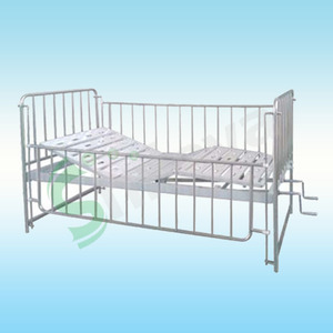 Cama de Hospital Pediátrica Joyful Abundance SLV-B4207-1, Cama de Metal con Barandilla Alta para Niños - Product Image 1