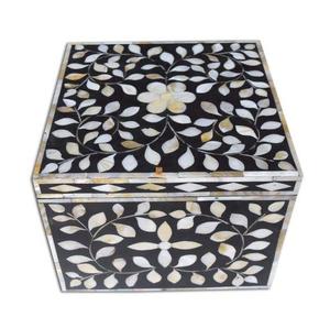 Cajas de Joyería de Viaje al por Mayor, Caja de Almacenamiento de Joyería de Madera con Incrustaciones de Hueso para Pulseras, Pendientes, Collares y Anillos - Product Image 1