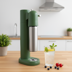 Upgrade Plastic Body With <b>750ml</b> Stainless Steel Water <b>Bottle</b> Soda Maker Physical Press Drive Manual Operation Without Battery or - Product Image 1