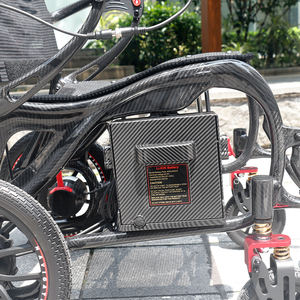 Silla de ruedas eléctrica de fibra de carbono plegable ultraligera con batería de litio - Product Image 5