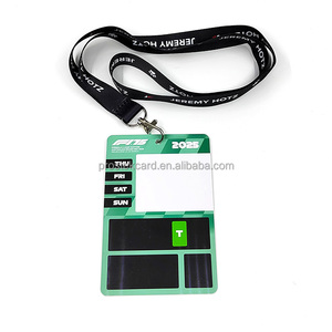 Индивидуальные высококачественные Vip-карты за кулисами, бейджи из ПВХ, с соответствующими шнурками для встреч - Product Image 1