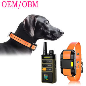 <span class=keywords><strong>Collar</strong></span> de Adiestramiento para Perros Recargable e Impermeable con Certificación FCC/CE, Control Remoto de Ladridos a 1.6 km/5280 pies, Luces Intermitentes de Destello y Sonido - Product Image 1