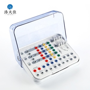 Geel botpoeder menginstrument Containerdoos Implantaatsleutel Desinfectiedoos Dieptemeetliniaal Gegoten in de aanbieding - Product Image 3