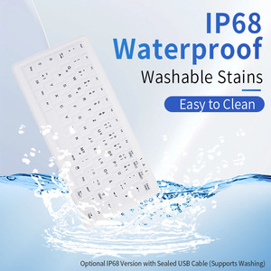 Factory OEM Stock 82 Keys Low Profile Scissor Keys Medical Hygiene <b>Keyboard</b> USB 2.4G Wireless for Connection - Product Image 4