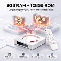 Boîtier TV Android 16.0 I96 Z7 avec puce Hisilicon, 8 Go de RAM, 128 Go de ROM, Wi-Fi 2.4G+5G, décodage vidéo 8K, assistant vocal Google, boîtier TV intelligent
