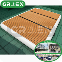 Plate-forme de bain quai flottant quai gonflable pont plate-forme flottante gonflable Jet Ski Dock île flottante gonflable