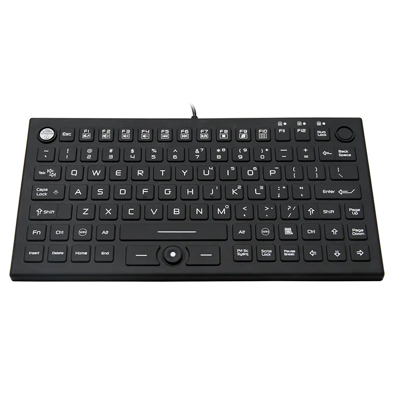 Special Wired keyboard Eco-friendly silicone silent medical IP68 waterproof keyboard