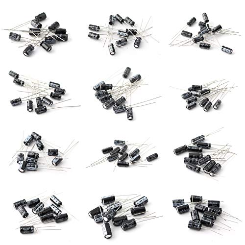 Набор алюминиевых электролитических конденсаторов 120 шт./лот, 12 значений x 10 шт. = 120 шт., набор конденсаторов 0,22 мкФ Ф до 470 мкФ, набор конденсаторов 16 в 50 в