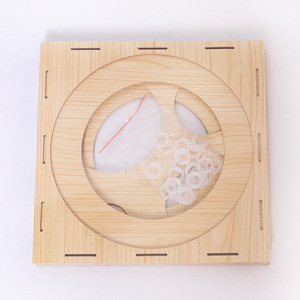 Caja de medición de globos de látex, caja de madera de 9 agujeros para globos, venta al por mayor - Product Image 3