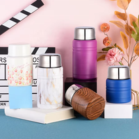 Boîte à lunch bento coréenne classique pour adultes, en acier inoxydable isolée sous vide, avec cuillère, 350 ml, anti-fuite, sans BPA, maintien thermique de 6 à 12 heures