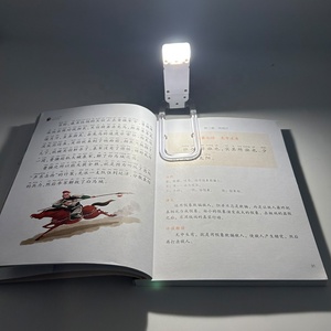 ไฟอ่านหนังสือแบบหนีบขนาดเล็ก 3 ระดับความสว่าง ชาร์จผ่าน USB ไฟ LED พับได้ ใช้เป็นที่คั่นหนังสือได้ เหมาะสำหรับเด็กและนักเรียน - Product Image 3