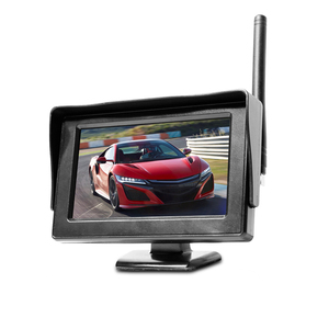 กล้องมองหลัง 1080P พร้อมระบบมองกลางคืน กันน้ำ ช่วยจอดรถ จอภาพไร้สายขนาด 4.3 นิ้ว ชุดอุปกรณ์ติดตั้งบนแผงป้ายทะเบียน YB-W - Product Image 4