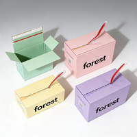 Caja de Envío Corrugada Ecológica Personalizada con Tira de Apertura Segura, Diseño Kraft, Servicio de Impresión Personalizada, Embalaje para Regalos