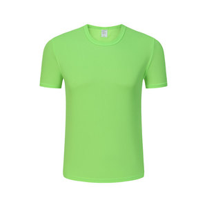 Quick-Drying Crew Neck T-Shirt Polyester Solid Color Thin Fit For Outdoor Sports Running Leisure Wear Men's T-Shirt - Product Image 2