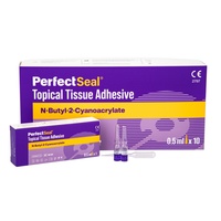 Adhésif tissulaire à base de cyanoacrylate de n-butyle, colle chirurgicale liquide pour la fermeture des plaies, pansement cutané