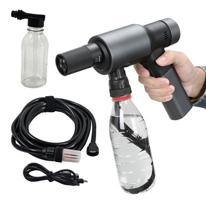 VERTAK 8V Laveuse de voiture portable haute pression, laveuse sans fil pour jardin domestique, <span class=keywords><strong>pistolet</strong></span> de lavage <span class=keywords><strong>à</strong></span> batterie <span class=keywords><strong>avec</strong></span> buse <span class=keywords><strong>à</strong></span> mousse - Product Image 1