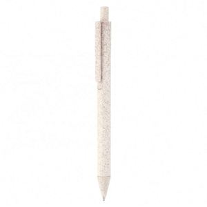 Custom Logo Eco Friendly Wheat Straw <b>Retractable</b> Ballpoint <b>Pen</b> Click Action <b>Pens</b> for Tradeshow Giveaways - Product Image 6