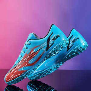 Chaussures de football pour jeunes, chaussures de football professionnelles personnalisées à haute tige, chaussures de football d'extérieur pour hommes, chaussures de football pour étudiants - Product Image 2