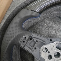 Volant en Fiber de carbone mat personnalisé haut de gamme pour Volkswagen Golf GTI GTI7 GTIR MK7 GTD