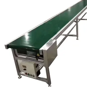 Food Grade PVC Rubber Belt Conveyor Systems Stainless Steel Conveyor Belt