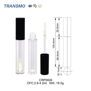 Tubes vides pour gloss à lèvres de 2,8 à 4,2 ml avec logo personnalisé, conteneurs pour huile à lèvres, fournisseur d'emballages, fabricant de bouteilles en plastique - Product Image 2
