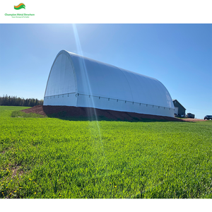 Abri de stockage certifié CE 24x12ft Carport | Tente extérieure robuste en tissu pour le stockage de véhicules agricoles et industriels - Product Image 1