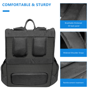 Bolso de hombro Amazear Pro Gamer de cuero resistente con múltiples compartimentos para accesorios de PS5 - Product Image 4