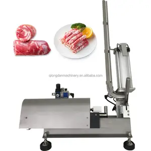 Máquina neumática de rellenado de carne, prensadora de rollo de carne, máquina de prensado, precio en venta, cortadora