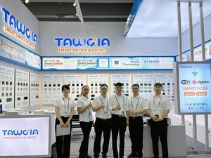 Tawoia, Interruptor táctil de atenuación de 1 vía o 2 vías con certificado estándar de la UE 1/2 Gang con Panel de vidrio templado, estilo elegante moderno para el hogar - Product Image 4