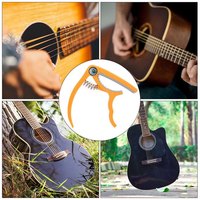 Plastic Guitar Capo Bridge Pin Remover 4~6 String Guitar Bass Ukulele Capo