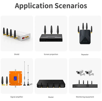 Récepteur de signal de téléphone portable longue portée, routeur sans fil omnidirectionnel MIMO, antenne intérieure en caoutchouc, 2,4 GHz, 5,8 GHz, 3G, 4G, Wifi, GSM
