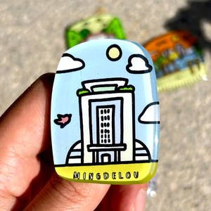 Autocollant de réfrigérateur personnalisé avec un monument national, souvenir d'<span class=keywords><strong>Okinawa</strong></span>, <span class=keywords><strong>Japon</strong></span>, aimant de réfrigérateur en acrylique, magnétique pour la cuisine - Product Image 1