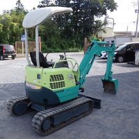 Mini-excavatrice sur chenilles d'occasion 3 tonnes Modèle VIO15-2A Année 2007 100% Origine Japon Moteur Pompe Roulement Composants Essentiels Certifiés en Vente