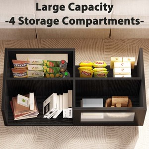 Nuovo Arrivo: Tavolino da Caffè in Legno con Ampio Spazio di Archiviazione e Porta Scorrevole - Product Image 6