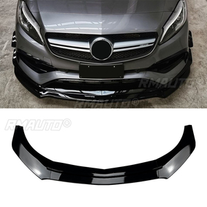 For Mercedes Benz a Class W176 A200 A260 A45 AMG 2013-2018 <b>Car</b> Front Bumper Splitter Lip <b>Diffuser</b> Body Kits Spoiler Guard - Product Image 1