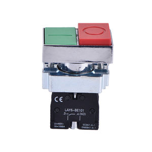 Interrupteur à bouton en plastique et aluminium IP65 10A pour l'automatisation des bâtiments, comme point de contrôle local complétant les interrupteurs de contrôle à distance - Product Image 4