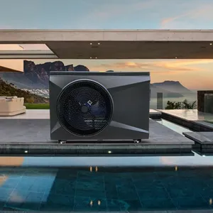 Sunrain R32 best heat pump swimming spa pool COP 16 wifi air to water inverter mitsubishi compressor EEV