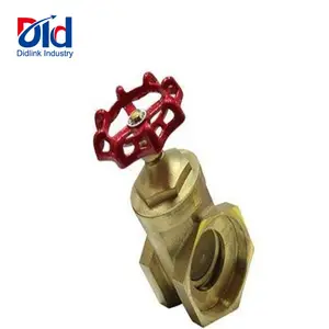 Low Price Resilient Seated Metal Sealing With Colorful Handle 200WOG Low Temperature Brass Gate Valve