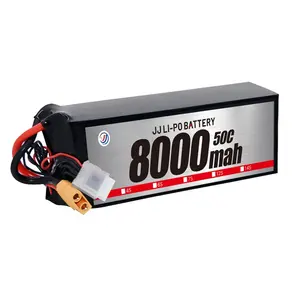 Bateria de lítio para drone Lipo 14.8V 8000mah 50C 2s 3s 4s modelo de avião, venda de fábrica