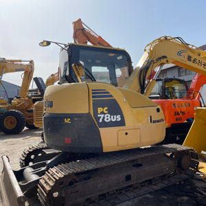Miniexcavadora usada Komatsu PC78US de alta calidad, máquina excavadora de segunda mano de 7 toneladas, entrega rápida a la venta en Shanghai - Product Image 2
