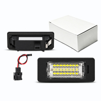 OTnhaee Nouvelle version améliorée 42SMD LED Lampe de plaque d'immatriculation 12V Canbus pour Audi A4 B8 A5 Q5 S5 TT A1 S4 A6 A7 2008-2013