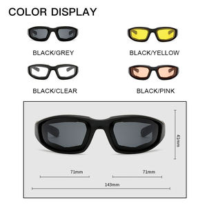 <span class=keywords><strong>Bettega</strong></span> Nouvelles Lunettes de Cyclisme et de Ski pour Hommes et Femmes, Protection Oculaire, Lunettes de Soleil Tactiques CS, Lunettes de Sport en Mousse - Product Image 6