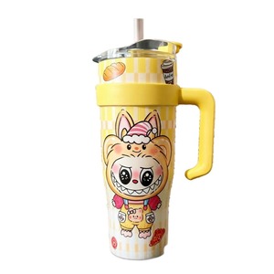 The Monster 1.2L Purple Ice Cup With Handle Large Capacity Travel Tumbler Stainless Steel Vacuum Flask - Product Image 2