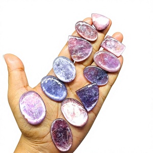 AAA naturel bonne qualité lépidolite Micca toutes tailles mélange forme lâche pierres précieuses cristal guérison palmier pierre décorations fabrication pierre - Product Image 1