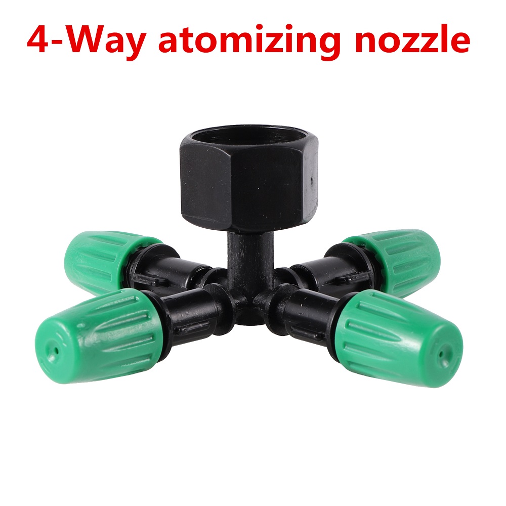 Boquillas de 4 vías con rosca hembra de 1/2"