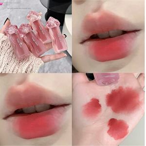 Gege Bear Crème à lèvres veloutée effet mat illuminateur facile à appliquer <span class=keywords><strong>Produit</strong></span> national Rouge à lèvres pour étudiants Maquillage Taille standard - Product Image 5